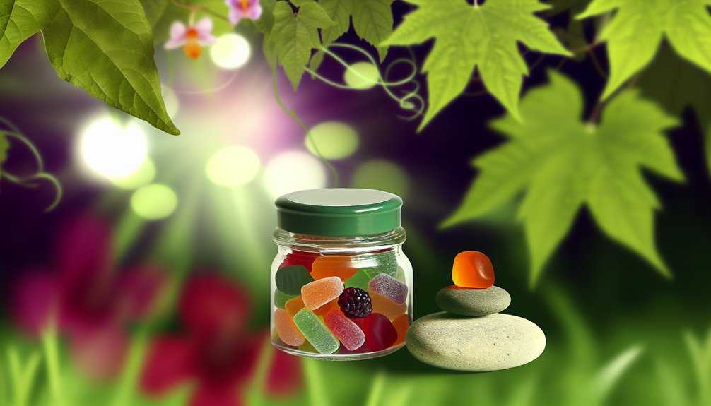 CBD Gummies in a bottle