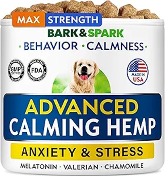 BARK&SPARK Calming Chews for Dogs with Melatonin
