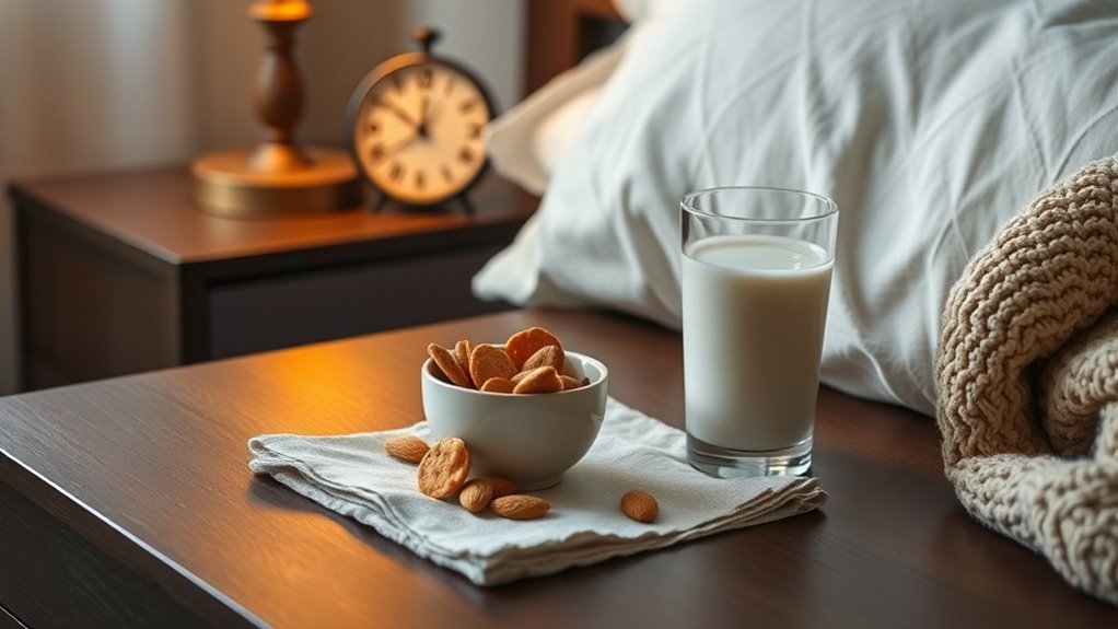bedtime snack supports sleep ritual