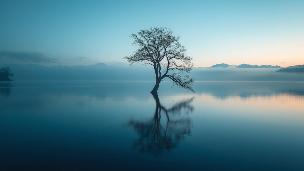 calm arrives softly listening