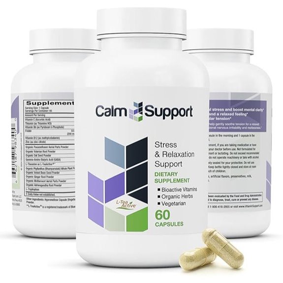 CalmSupport Stress & Relaxation Supplement with Herbs