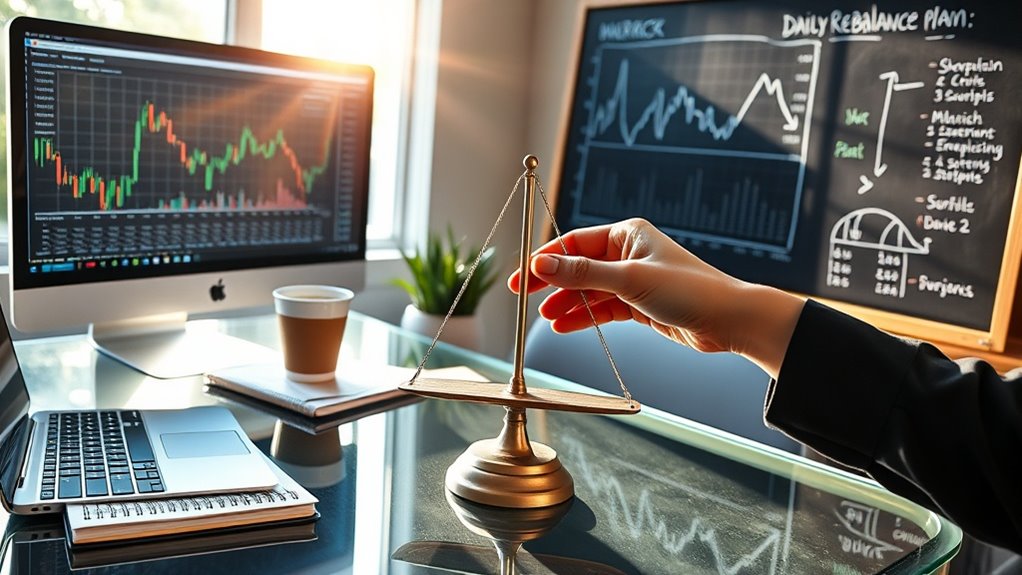 disciplined daily rebalancing targets