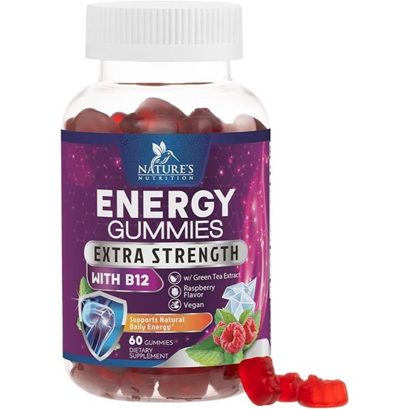 Energy Gummies 1000mcg with Vitamin B12 Berry Flavor