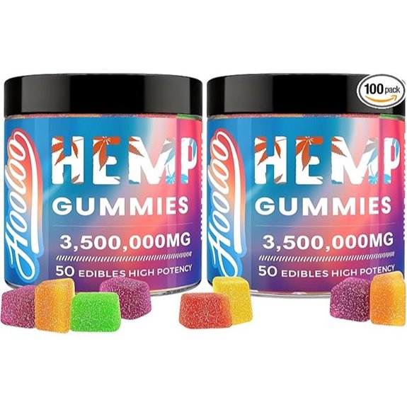 Extra Strength Hemp Gummies for Bedtime (Pack of 2)