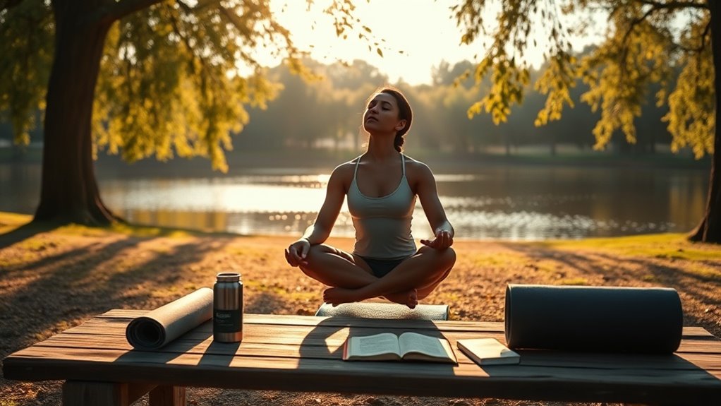 five breath grounded breathing routine