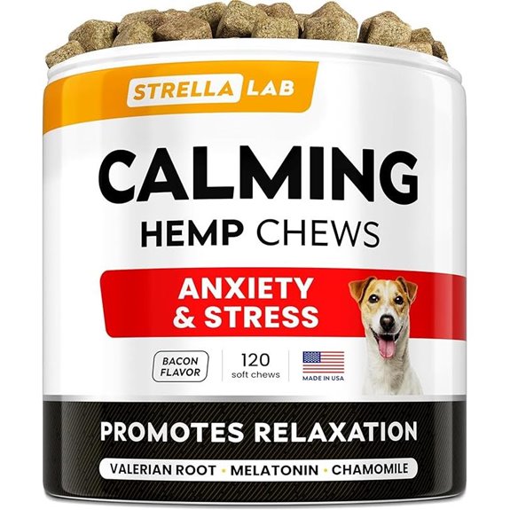 Hemp Calming Chews for Dogs - 120 Count