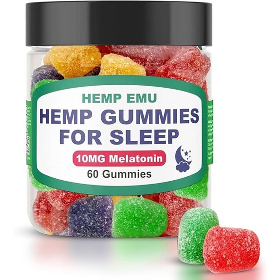 hemp emu sleep gummies