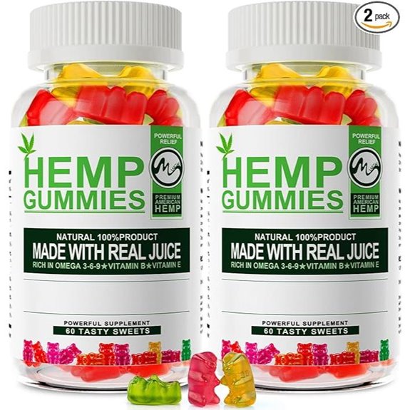 Hemp Gummies 2 Pack 1,200,000mg Stress Relief