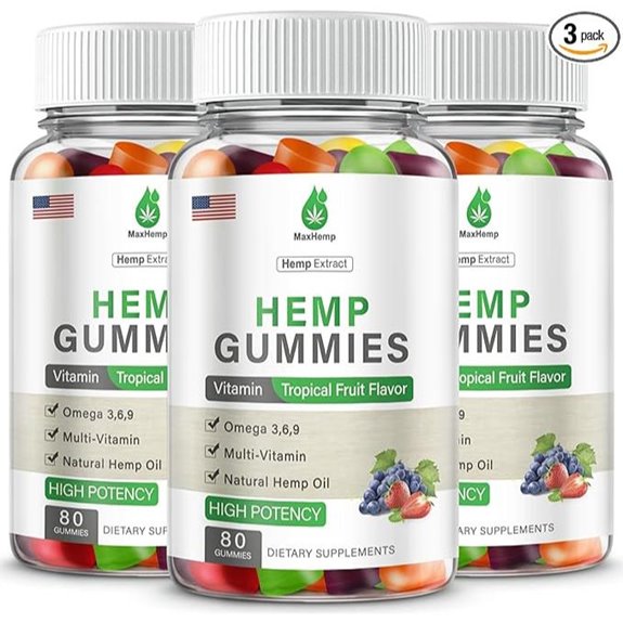 Hemp gummies for pain sleep anxiety (3-pack)