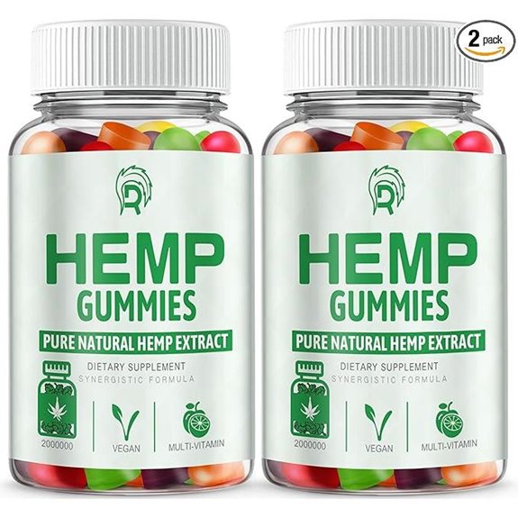 Hemp Gummies for Pain Sleep & Anxiety (2 Pack)