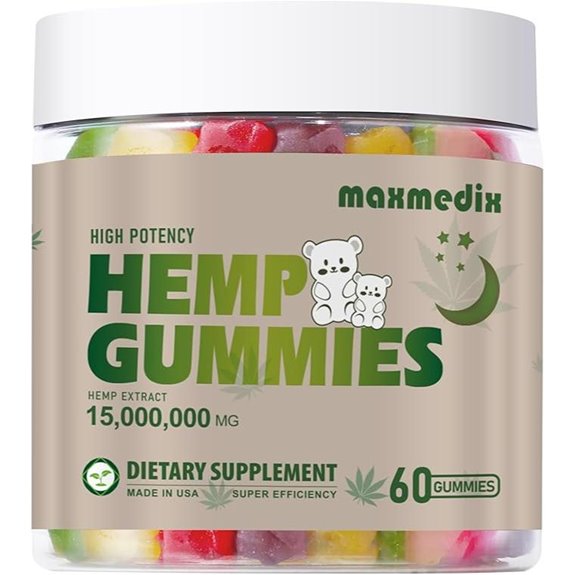 Hemp Gummies Advanced Extra Strength for Relaxation