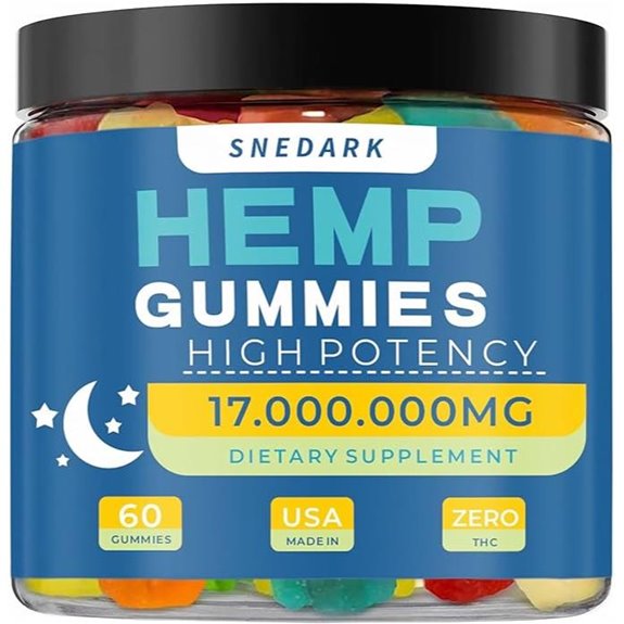 Hemp Gummies Advanced Extra Strength for Relaxation