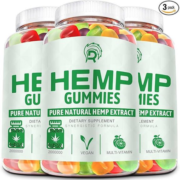 Hemp Gummies 3 Pack for Sleep Pain Anxiety