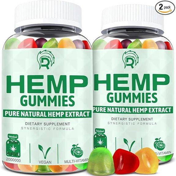 Hemp Gummies for Sleep Pain & Anxiety (2 Pack)