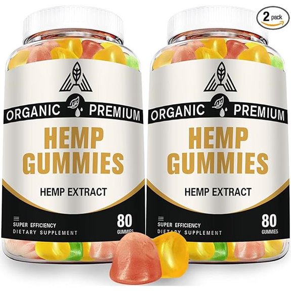 Hemp Gummies Extra Strength for Sleep and Pain