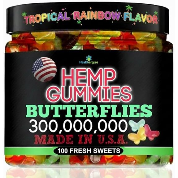 Hemp Gummies for Sleep Calm Night Relief-100 Gummy Edibles-Made in USA