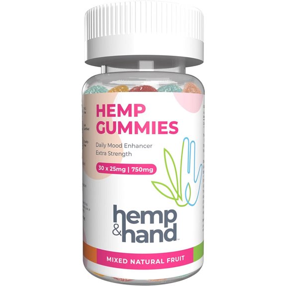 Hemp Gummies 750mg for Sleep & Pain Relief