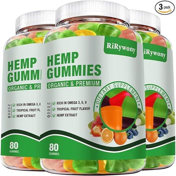 Hemp Gummies for Sleep Pain Anxiety (3 Packs)
