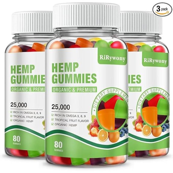 Hemp Gummies 3 Packs – High Potency Edible Candy