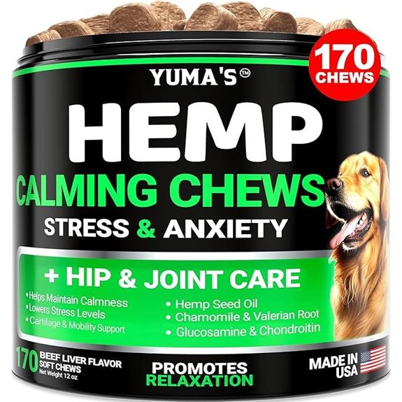 Hemp Calming Chews for Dogs with Hemp Oil
