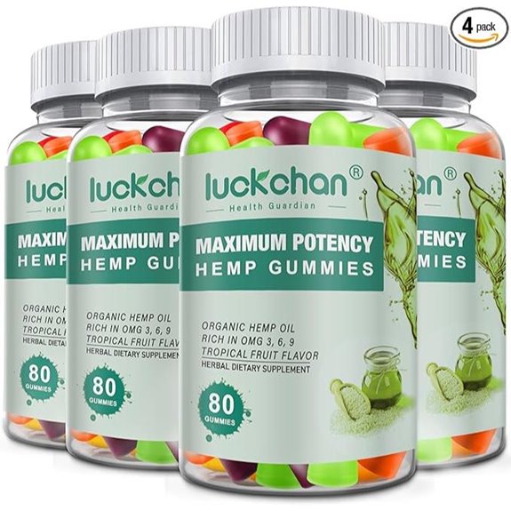 High Potency Hemp Gummies for Sleep & Pain (4 Pack)
