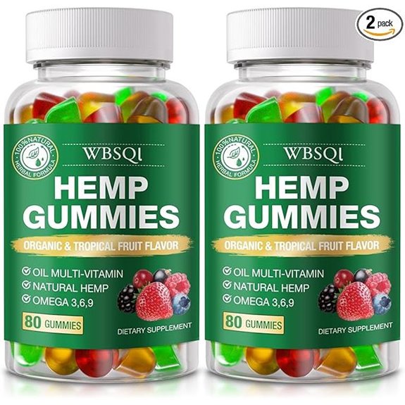 High Potency Hemp Gummies for Sleep & Anxiety (2 Packs)