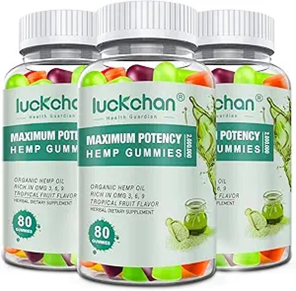 High Potency Hemp Gummies for Sleep & Pain (3 Pack)