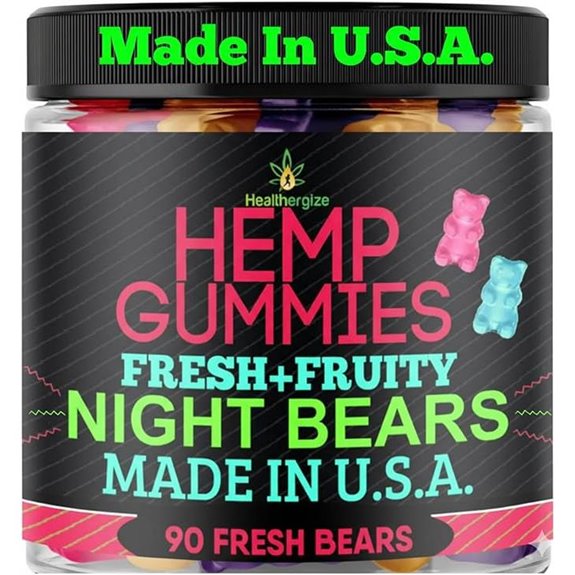 Hemp Gummies for Sleep: High Potency Relaxation Gummies