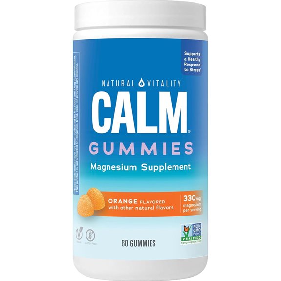 Natural Vitality CALM Magnesium Stress Relief Gummies (60)