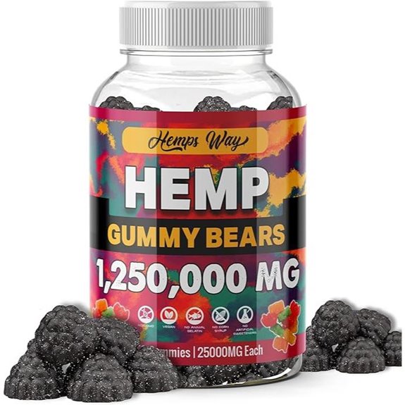 Organic Hemp Gummies for Stress Sleep Pain Support