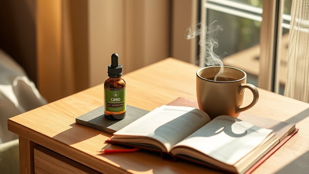 quiet routine with full spectrum cbd