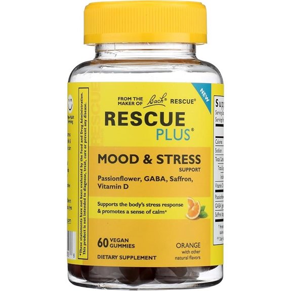 RESCUE Bach Plus Mood & Stress Gummies (60 Count)