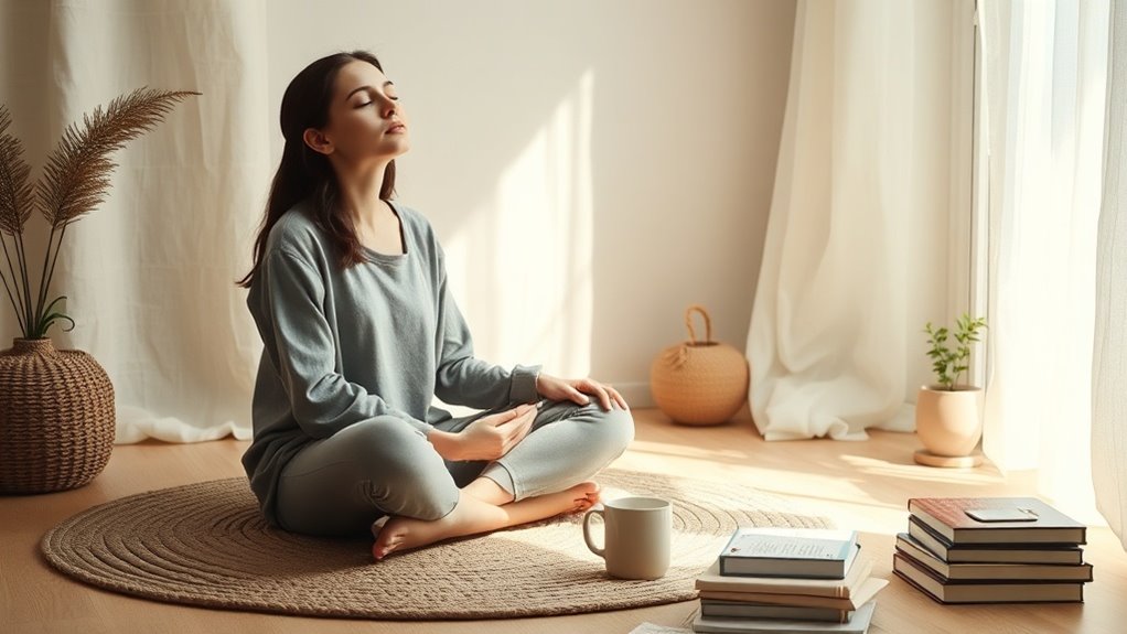 small consistent calming routines