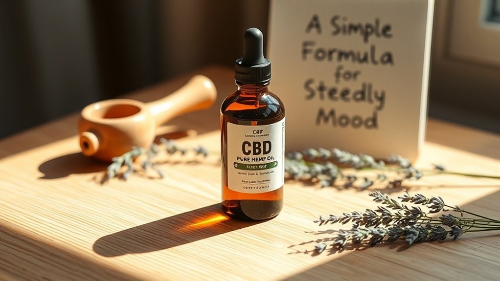 steady mood through routine hemp