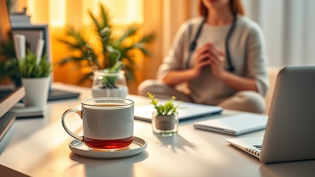 stress relief optimizes immune signaling